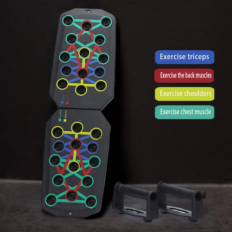 21-in-1 Folding Push-Up Board